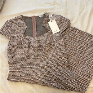 Grace Karin Pink and Gray Dress